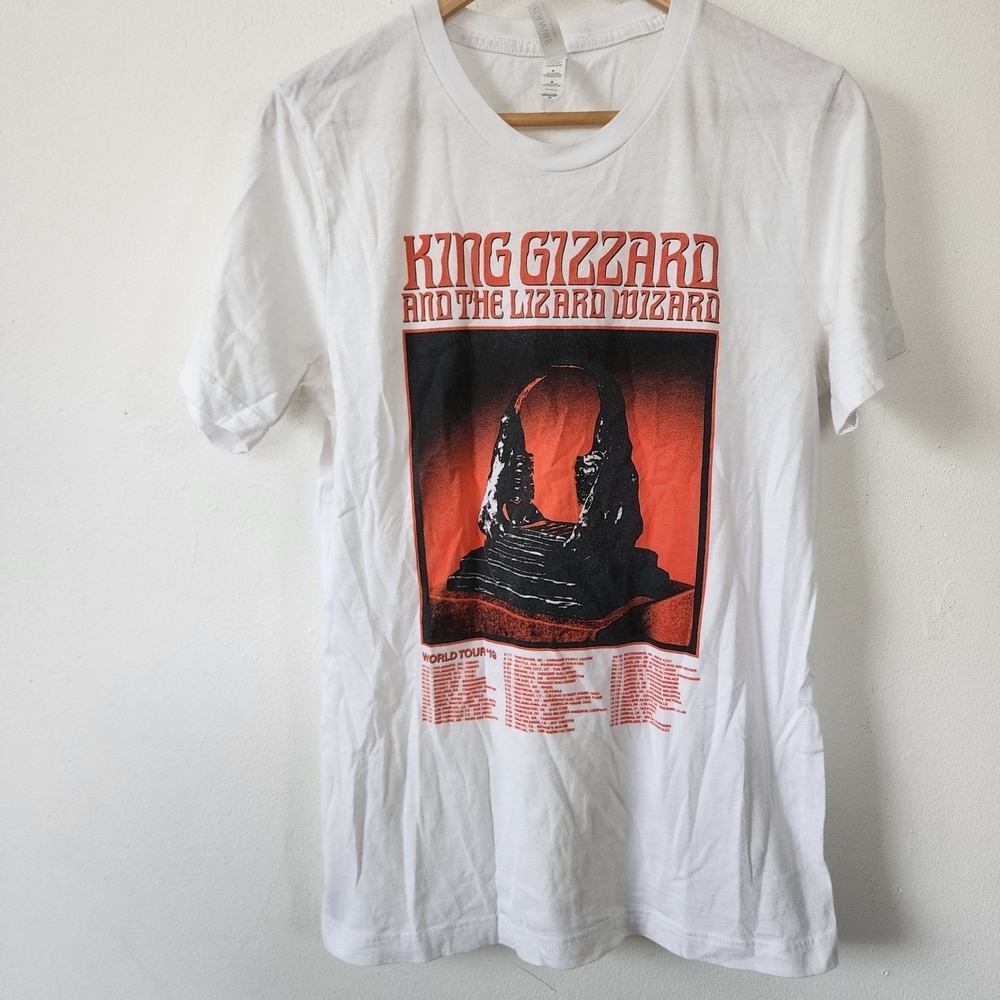 King Gizzard Band Tee Medium World Tour Shirt 2019